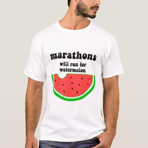 Lustiges Wassermelonemarathon T-Shirt