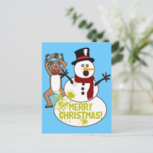 Lustiges Weihnachten (Stehend Vorderseite)