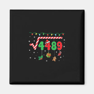 Lustiges Weihnachten 6 7 Mathelehrer 67 Meme Quadr Magnet