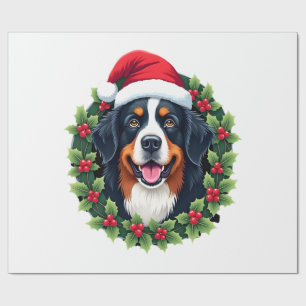 Lustiges Weihnachten Berner Sennenhund Tank Top Geschenkpapier