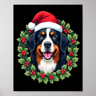 Lustiges Weihnachten Berner Sennenhund Tank Top Poster