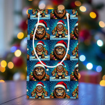 Lustiges Weihnachten Bigfoot Sasquatch