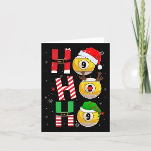 Lustiges Weihnachten Billard Ho Ho Ho Xmas Matchin Karte