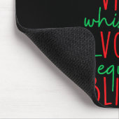 Lustiges Weihnachten Dasher Dancer Prancer Vixen W Mousepad (Ecke)