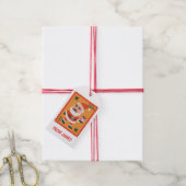 Lustiges Weihnachten Geschenkanhänger (Mit Garn)