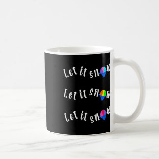 Lustiges Weihnachten im Juli Lass es Schnee-Kegel- Kaffeetasse