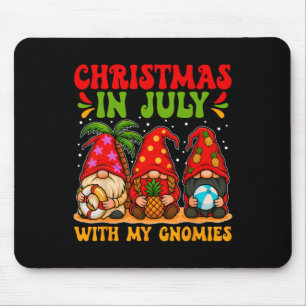 Lustiges Weihnachten im Juli mit meinen Gnomies Gn Mousepad
