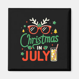 Lustiges Weihnachten im Juli mit Sungles für den S Magnet