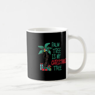 Lustiges Weihnachten im Juli Palme Sommer Weihnach Kaffeetasse