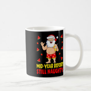 Lustiges Weihnachten im Juli Santa Sommerferien Mä Kaffeetasse