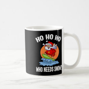 Lustiges Weihnachten im Juli Santa Surfen Sommer S Kaffeetasse