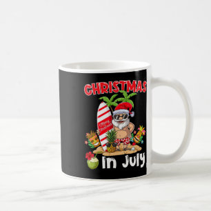 Lustiges Weihnachten im Juli Santa Surfen Sommer T Kaffeetasse