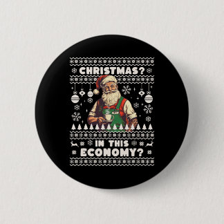Lustiges Weihnachten in dieser Wirtschaft Inflatio Button