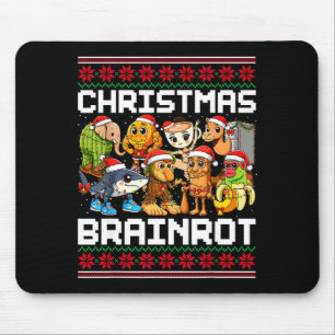 Lustiges Weihnachten Italienische Gehirnfäule Für Mousepad