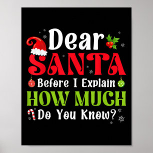 Lustiges Weihnachten Kinder Jungen Mädchen Lieber  Poster