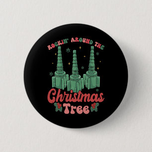 Lustiges Weihnachten Krankenpfleger Atmungstherape Button
