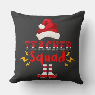Lustiges Weihnachten Lehrer-Team Santa Kissen