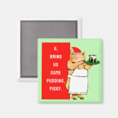 Lustiges Weihnachten Magnet (Vorderseite/Rückseite)