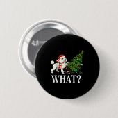 Lustiges Weihnachten Odle Schiebt Weihnachtsbaum Ü Button (Vorne & Hinten)