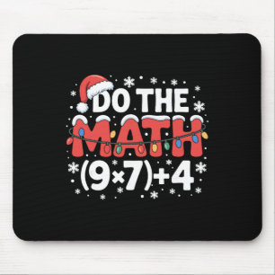 Lustiges Weihnachten-Rechnen-Meme 67 Feiertags Hum Mousepad