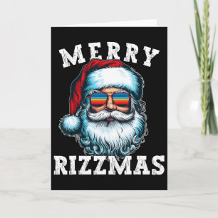 Lustiges Weihnachten Rizz Meme Frohe Rizzmas Für T Karte