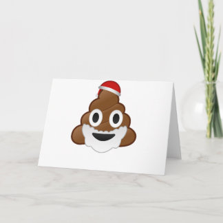Lustiges Weihnachten Sankt kacken Emoji