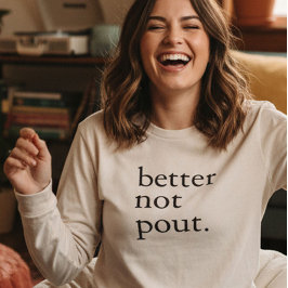 Lustiges Weihnachten Schmollen besser nicht Einfac Tri-Blend Shirt