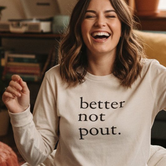 Lustiges Weihnachten Schmollen besser nicht Einfac Tri-Blend Shirt