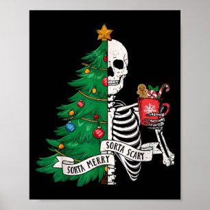 Lustiges Weihnachten So ein bisschen fröhlich So e Poster