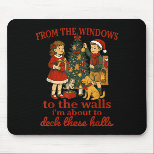 Lustiges Weihnachten Von Den Fenstern Bis Zu Den W Mousepad