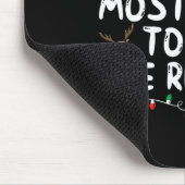 Lustiges Weihnachten Wahrscheinlich wird das Renti Mousepad (Ecke)