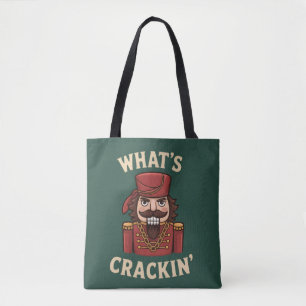 Lustiges Weihnachten What's Crackin' Nussknacker X Tasche