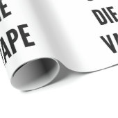 Lustiges Weihnachtenvape oder die vaping Dampf Geschenkpapier (Rolleneckpunkt)