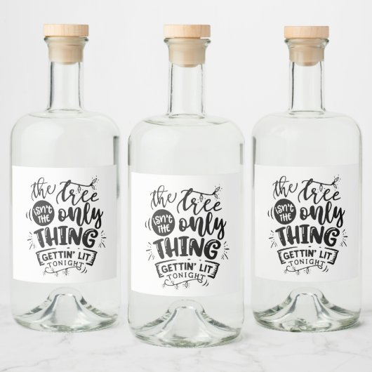 lustiges Weihnachts-Party Alkoholflaschenetikett (Flaschen)