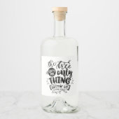 lustiges Weihnachts-Party Alkoholflaschenetikett (Vorderseite)