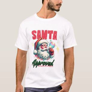🎅 Lustiges Weihnachts-Shirt – Santa Approved – T-Shirt