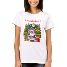 Lustiges Weihnachts-T-Shirt mit Weihnachtsmann