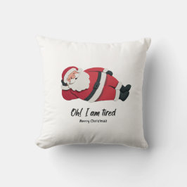 Lustiges Weihnachts-Wurfkissen Santa humorvoll süß Kissen