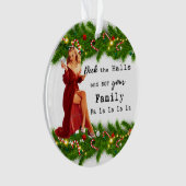 Lustiges Weihnachtsbaumanhänger Beste Freundin Sch Ornament (Vorderseite)