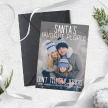 Lustiges Weihnachtsfamilienfoto Modernes Design