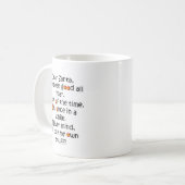 Lustiges Weihnachtsfreche Feiertags-Tassen-Schale Kaffeetasse (Vorderseite Links)