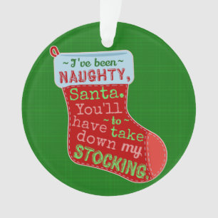 Lustiges Weihnachtsfrecher Ornament