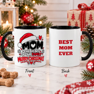 Lustiges Weihnachtsgeschenk für Mama zur Würdigung Tasse