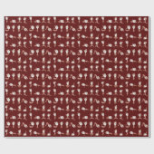 Lustiges Weihnachtsgeschenk Geschenkpapier (Flach)