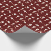 Lustiges Weihnachtsgeschenk Geschenkpapier (Ecke)