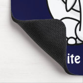 Lustiges Weihnachtsgeschenk: Wirkliches weißer Mousepad (Ecke)