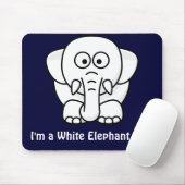 Lustiges Weihnachtsgeschenk: Wirkliches weißer Mousepad (Mit Mouse)