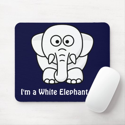 Lustiges Weihnachtsgeschenk: Wirkliches weißer Mousepad (Mit Mouse)