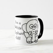 Lustiges Weihnachtsgeschenk: Wirkliches weißer Tasse (VorderseiteRechts)