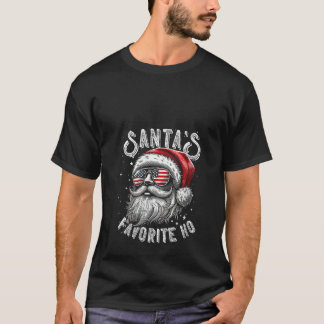 Lustiges Weihnachtsmann-Gesicht Damen Santas Liebl T-Shirt